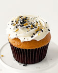 Black Tie Sprinkle Cupcakes